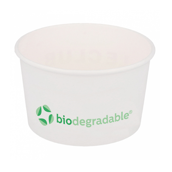 Pot à glace en carton biodégradable et compostable 240ml