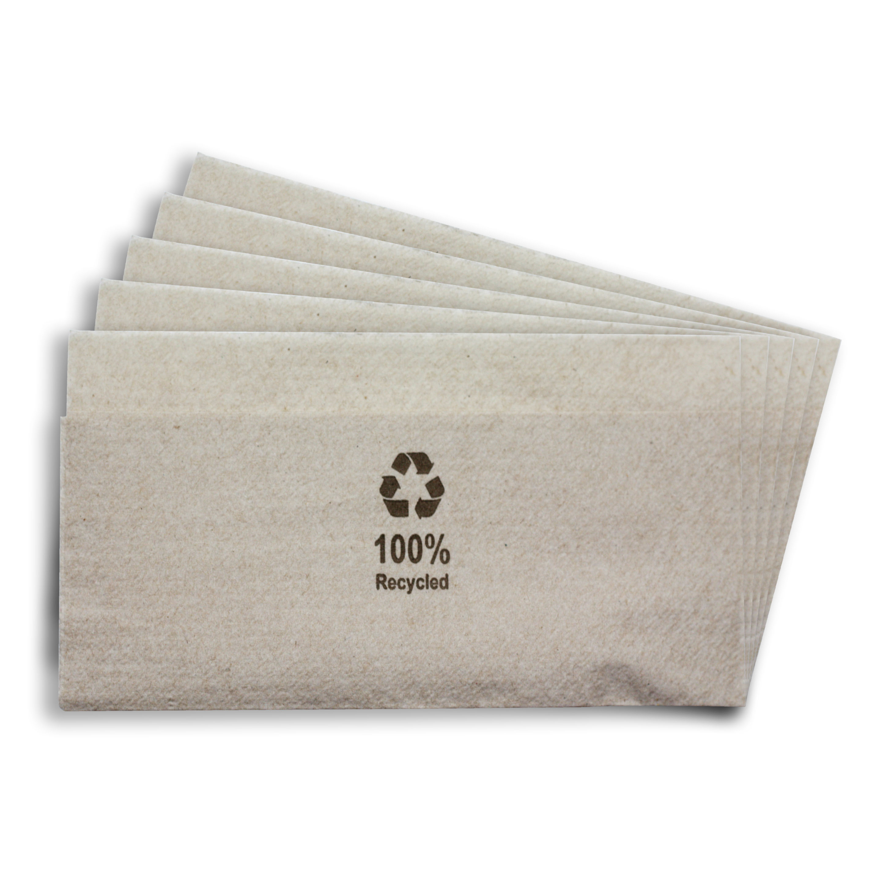 Serviette recyclée imprimée 100% recycled