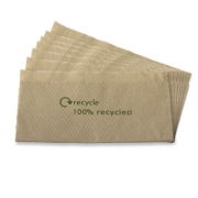 Serviette recyclée imprimée