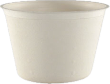 Gobelet en bagasse 140 ml pour desserts et portions individuelles
