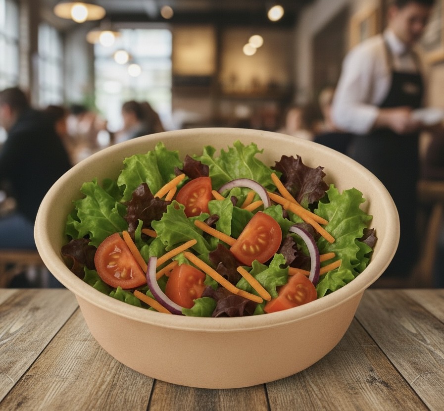 pot en canne à sucre 600ml pour salade lsbio