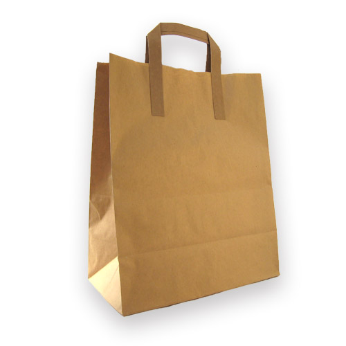 Sacs Cabas Kraft Naturel 34X32cm