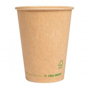 Gobelet carton 360ml biodégradable compostable plastic free