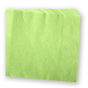 Serviette couleur pistache 33 cm