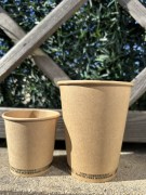 Gobelets carton kraft 180/200 ml – kraft naturel, sans plastique