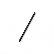 Paille Cocktail Papier Noire 130mm x 6mm