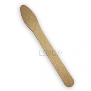 Spatule cuillère plate en bois 12,5cm