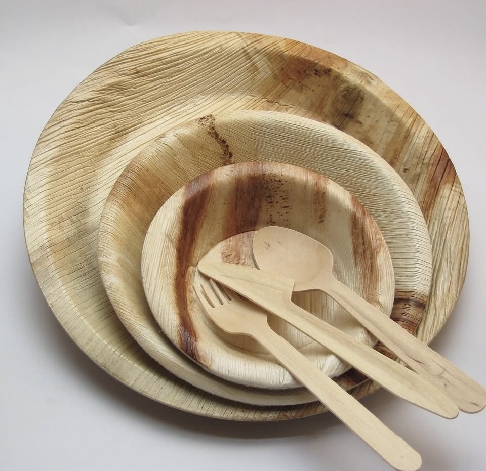 vaisselle jetable palmier lsbio